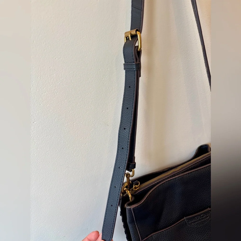 American Leather Black Handbag - Picture 10 of 13